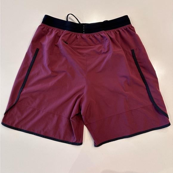 Men’s Korsa Overdrive 8” Running Short in‎ Wine Size Medium - Picture 4 of 9